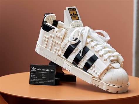 adidas schoen van lego|Lego Adidas superstar build.